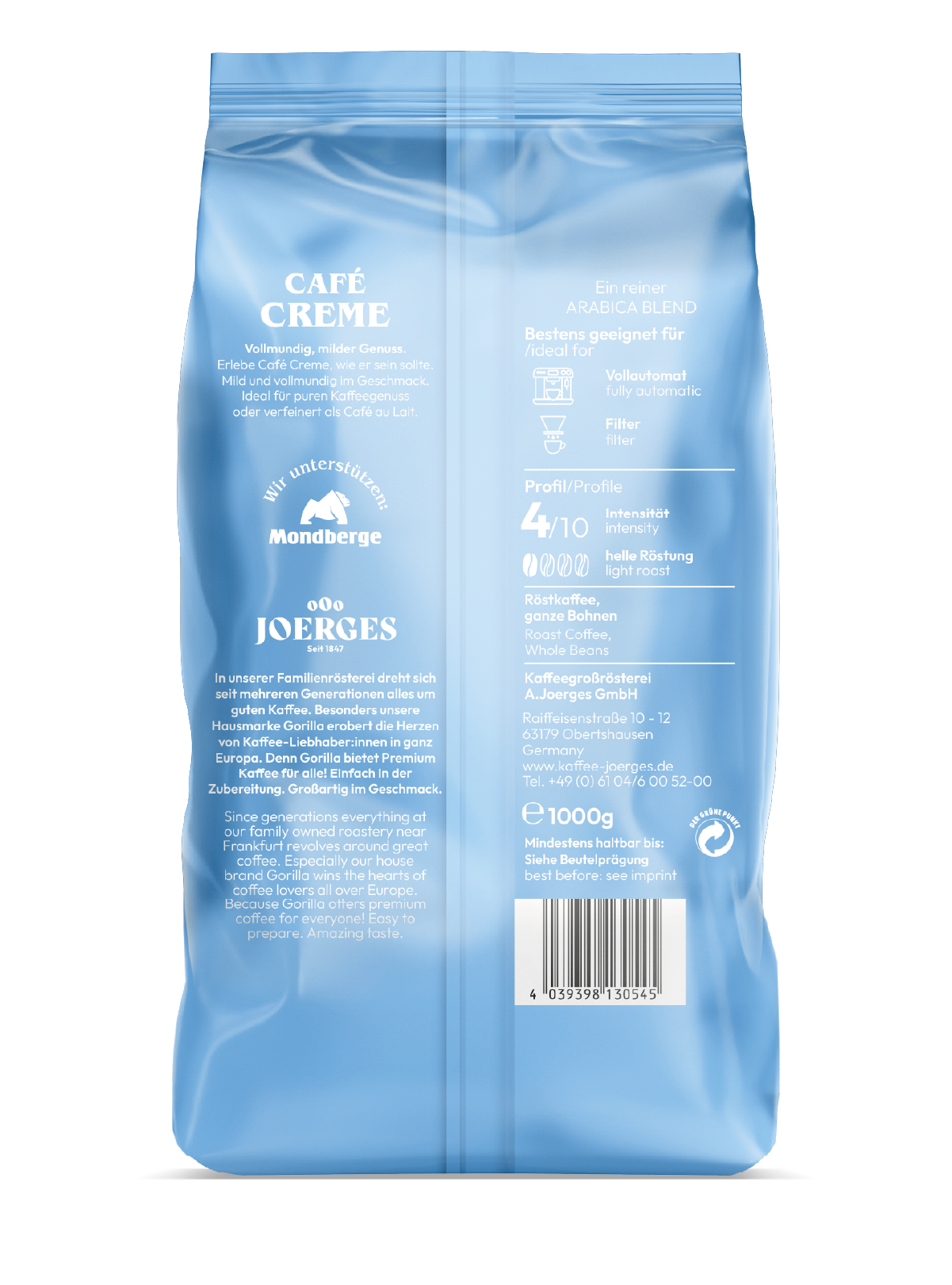 Gorilla Café Creme (blau)